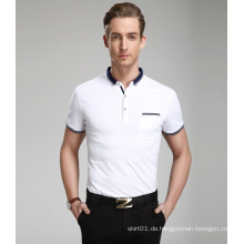 OEM 2015 Kundenspezifisches preiswertes Qualitäts-Polo-Hemd für Männer
